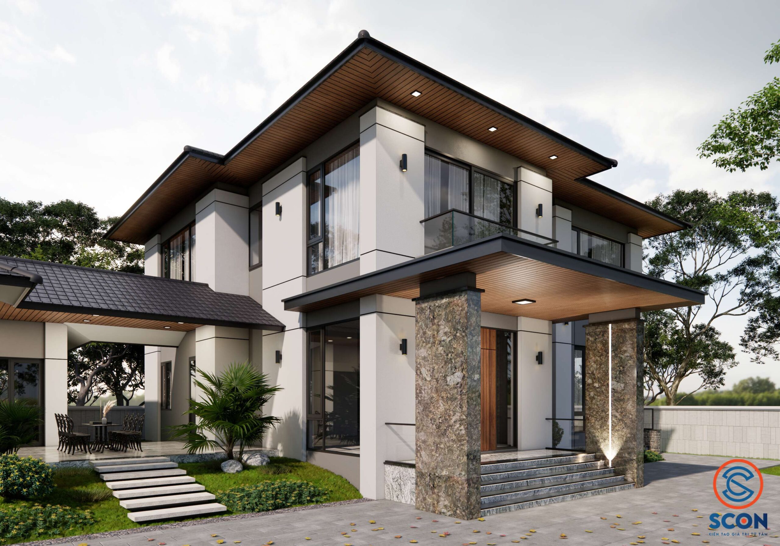 biet-thu-san-vuon-2-tang-mai-nhat-scon-viet-nam